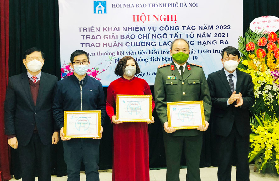 43 tác phẩm xuất được tặng giải thưởng báo chí Ngô Tất Tố năm 2021